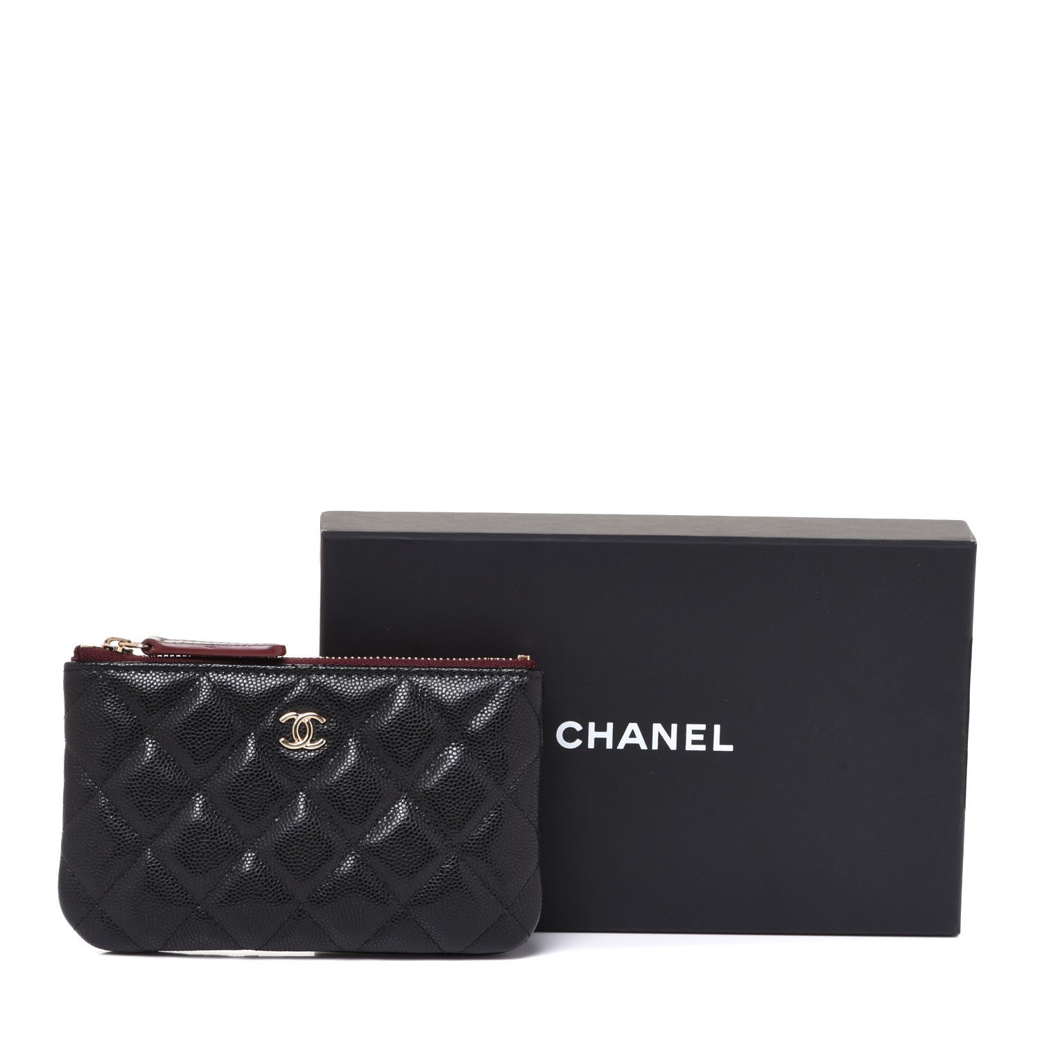 Chanel Caviar Quilted Small Cosmetic Case Black 8 of 8