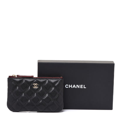Chanel Caviar Quilted Small Cosmetic Case Black 8 of 8
