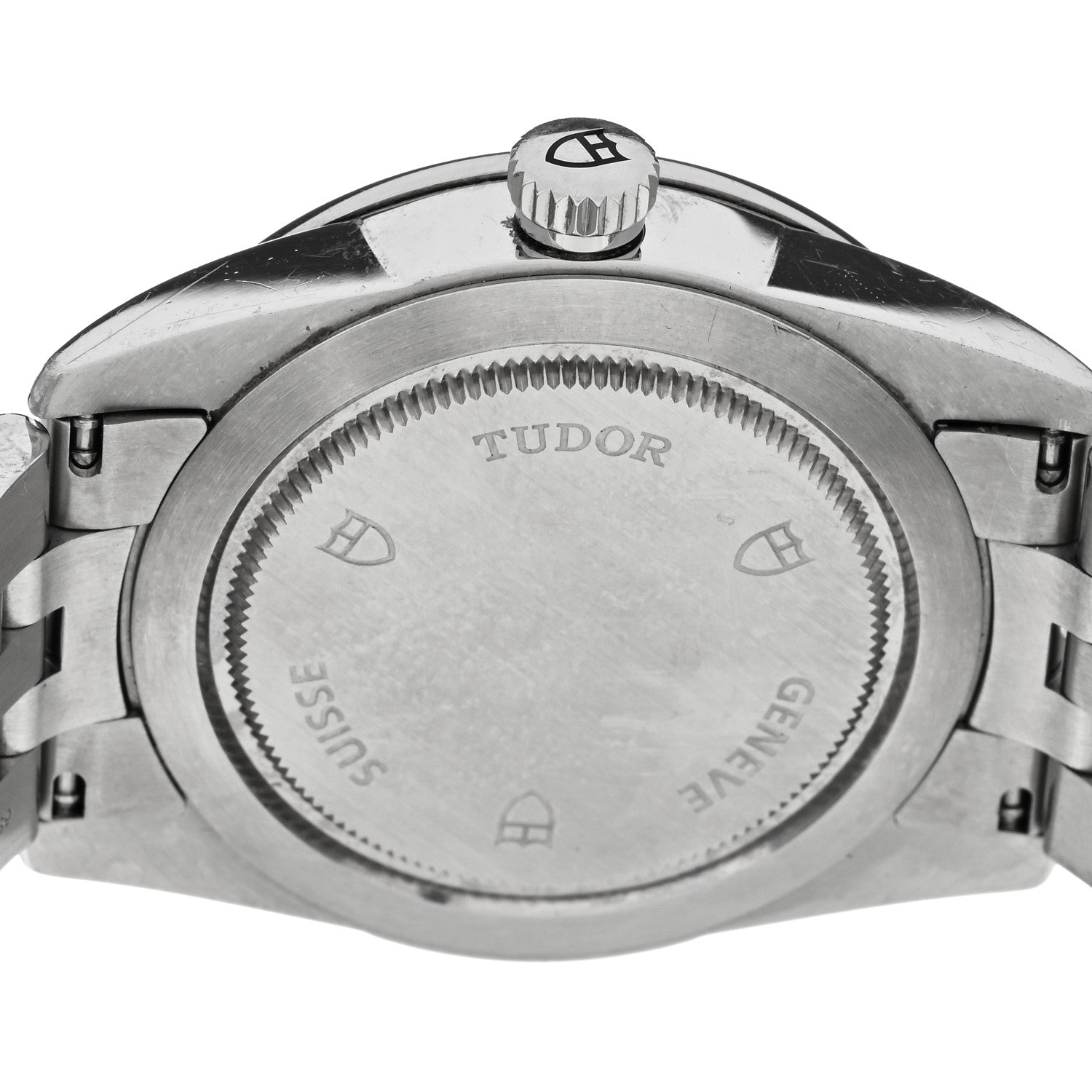 TUDOR Stainless Steel Diamond Bezel 36mm Glamour Date Automatic Watch Silver 55020 4 of 5