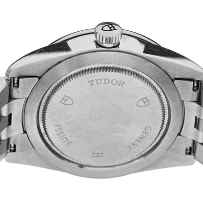 TUDOR Stainless Steel Diamond Bezel 36mm Glamour Date Automatic Watch Silver 55020 4 of 5