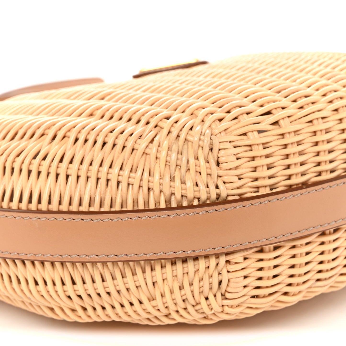 Wicker Arque Shoulder Bag Natural