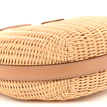 Prada Wicker Arque Shoulder Bag Natural 8 of 9