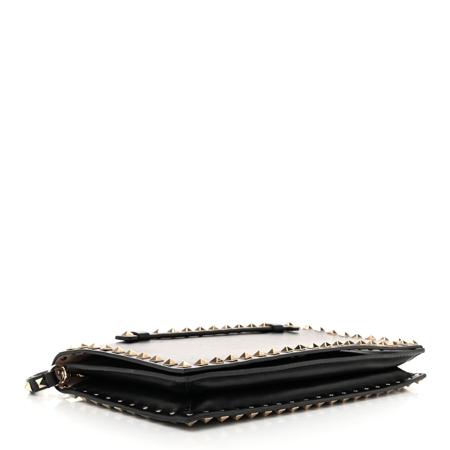 Valentino Garavani Nappa Rockstud Wristlet Clutch Black 4 of 9