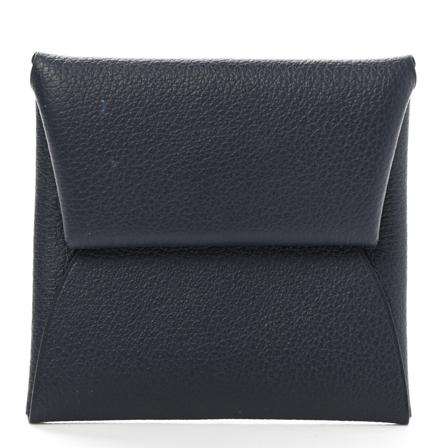 Hermes Evercolor Bastia Verso Coin Purse Bleu Nuit Sesame 1 of 9