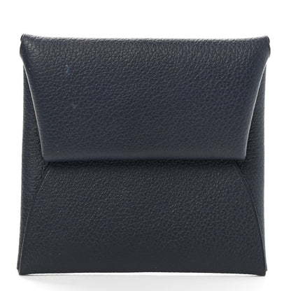 Hermes Evercolor Bastia Verso Coin Purse Bleu Nuit Sesame 1 of 9