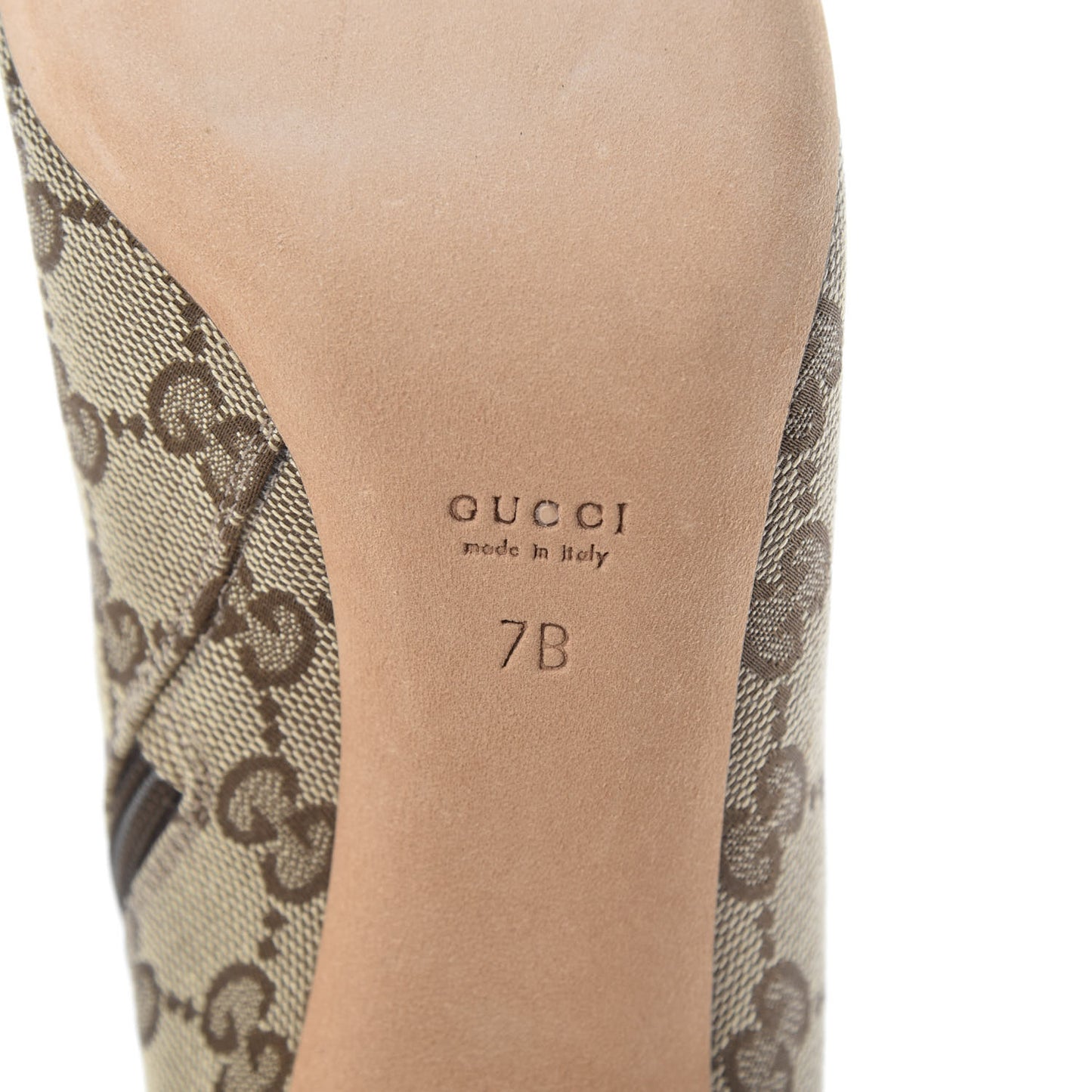 Monogram Womens Tall Boots 7 Brown