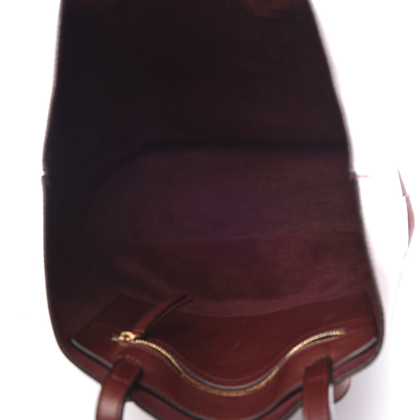 Supple Calfskin Tie Knot Twisted Tote Burgundy