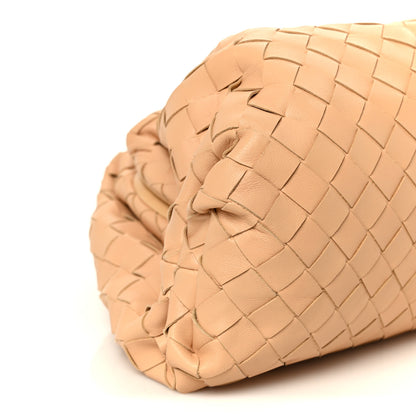 Bottega Veneta Nappa Maxi Intrecciato The Pouch Oversized Clutch Almond 10 of 11
