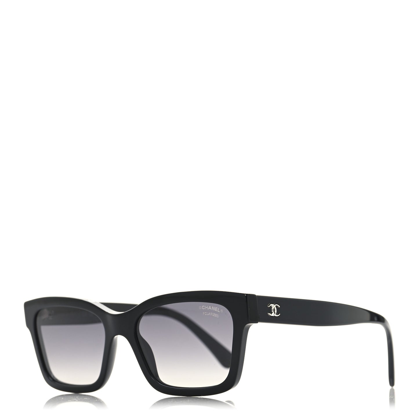 Acetate Square Sunglasses 5417 Black