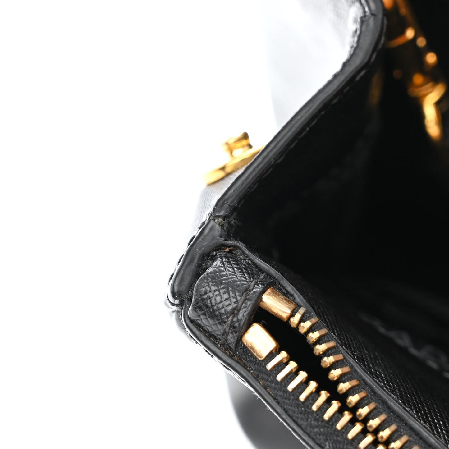 Saffiano Medium Galleria Double Zip Tote Black