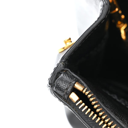 Prada Saffiano Medium Galleria Double Zip Tote Black 14 of 19