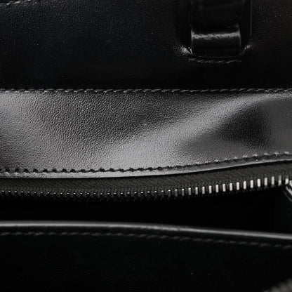 Saint Laurent Shiny Calfskin Medium Uptown Tote Black 12 of 16