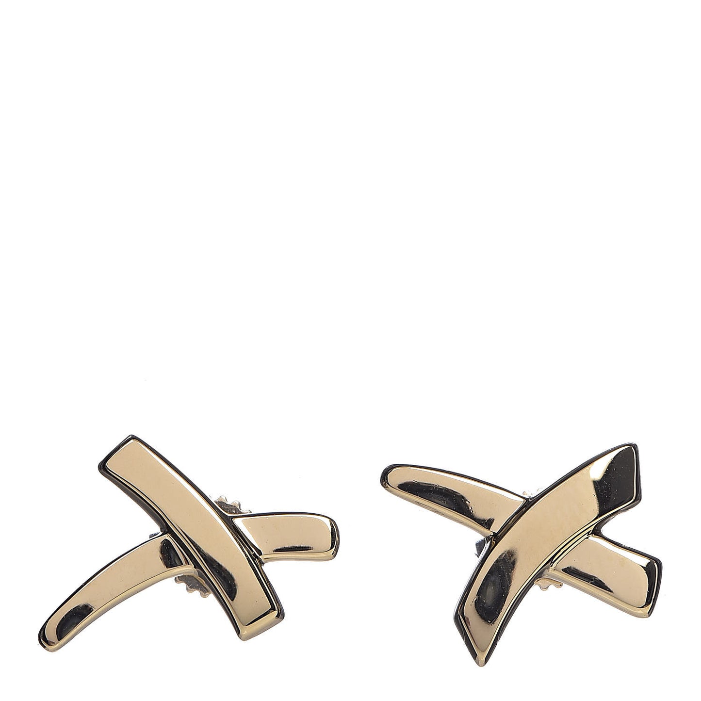 18K Yellow Gold Paloma's Graffiti X Earrings
