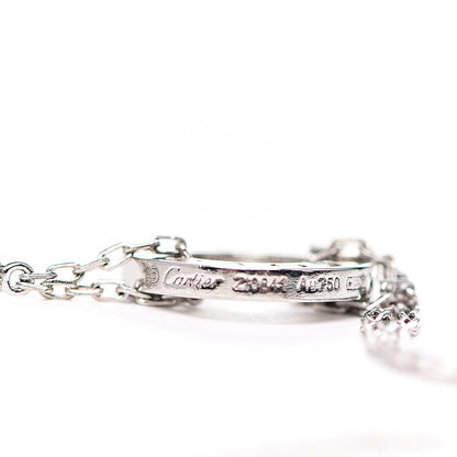 Cartier 18K White Gold Diamond LOVE Bracelet 4 of 7