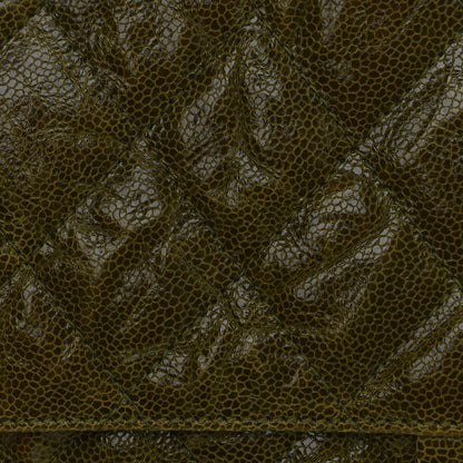 Chanel Crumpled Grained Calfskin Jumbo CC Crave Flap Green 13 of 16