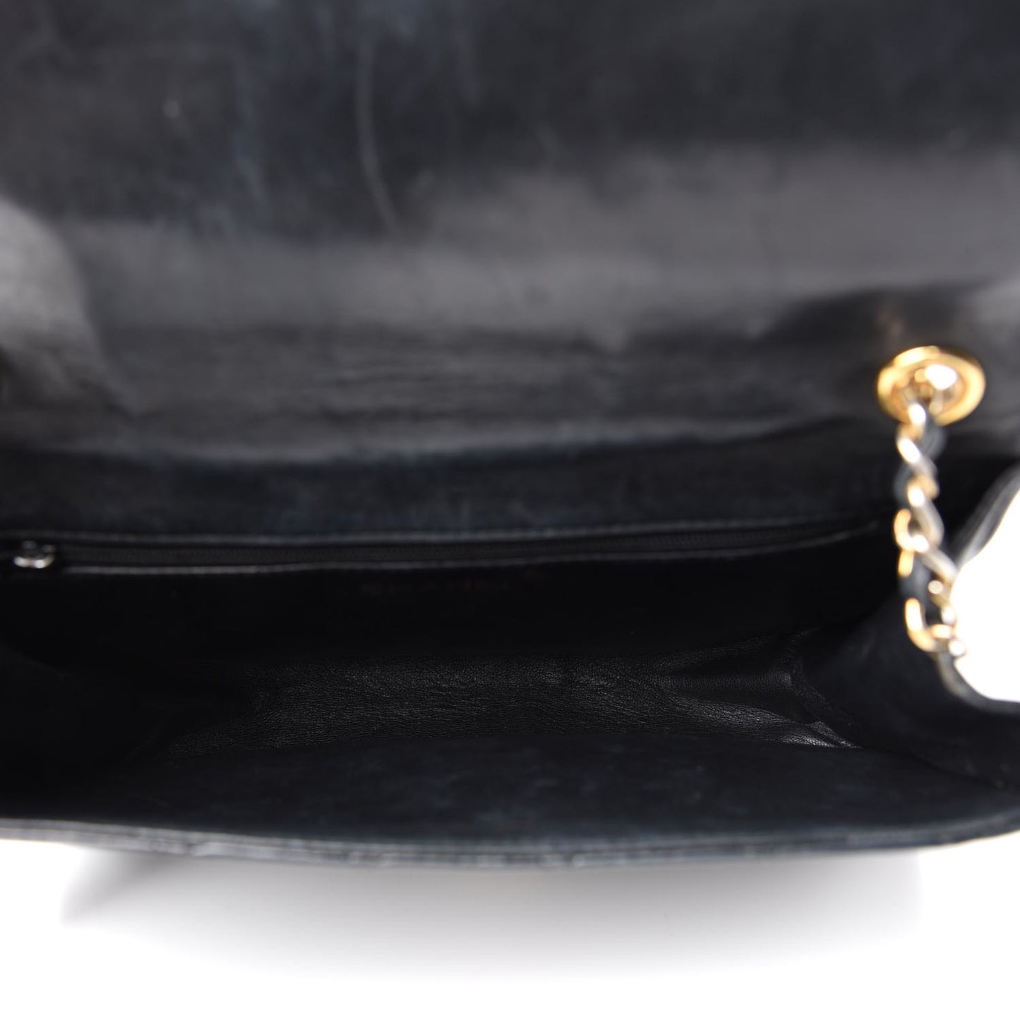 Lambskin Quilted CC Tassel Shoulder Flap Bag Black