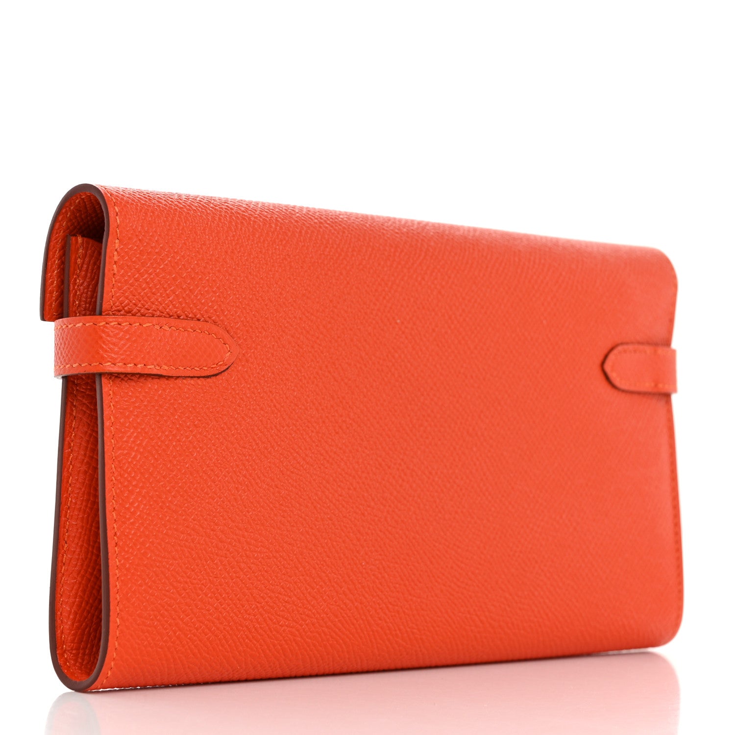 Hermes Epsom Kelly Longue Wallet Orange 3 of 9