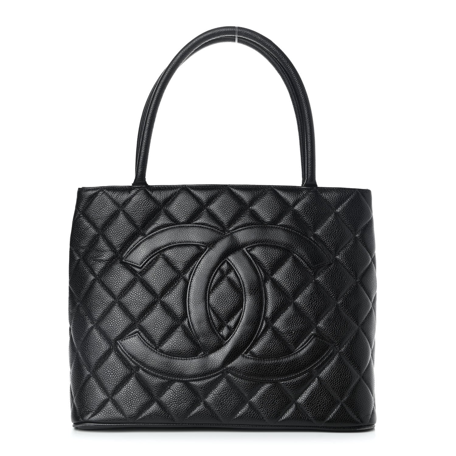 Chanel Caviar Quilted Medallion Tote Black 1 of 10