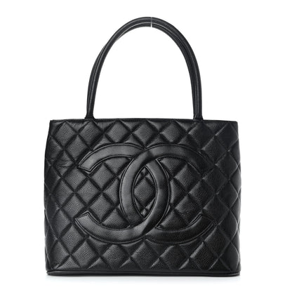 Chanel Caviar Quilted Medallion Tote Black 1 of 10