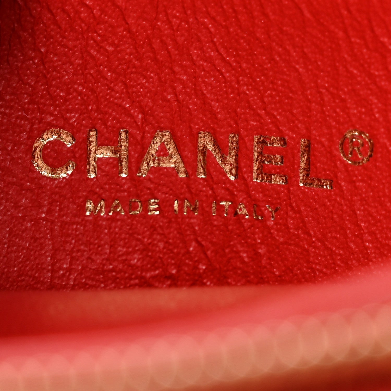 Chanel Lambskin Chevron Stitched Medium Envelope Flap Red 6 of 14