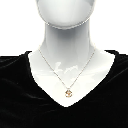 Roberto Coin 18K Yellow White Gold Diamond Cutout Pendant Necklace 2 of 5