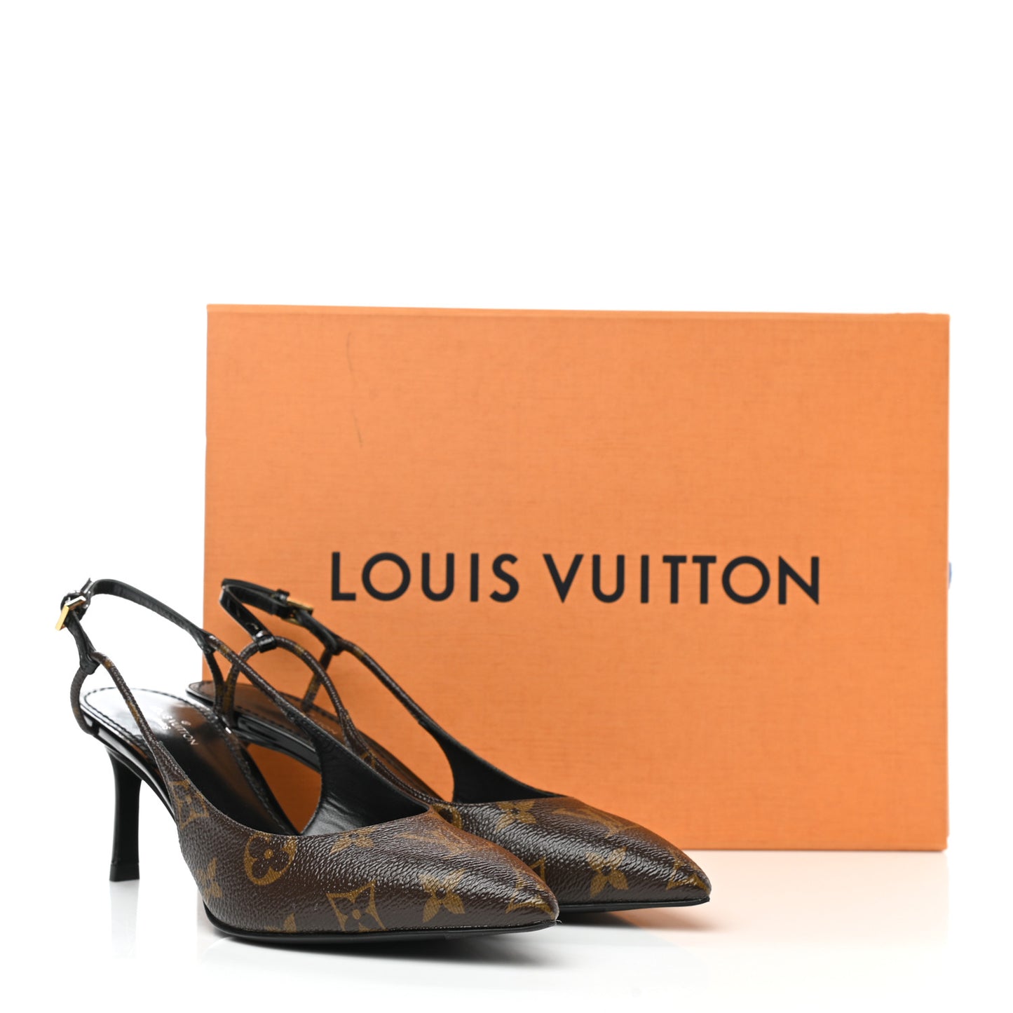 Monogram Cherie Slingback Pumps 35.5