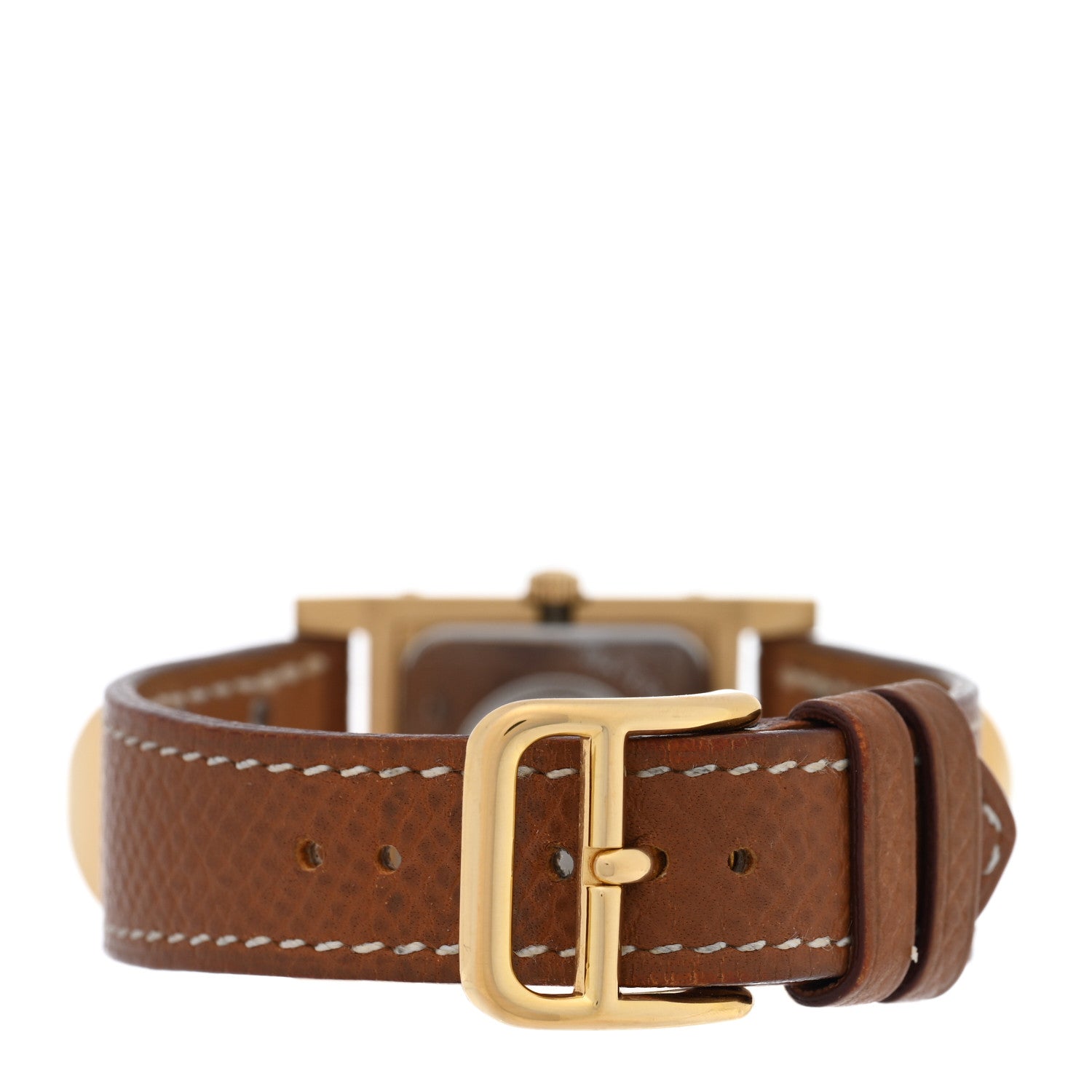 Hermes Stainless Steel Courchevel 23mm Medor Quartz Watch Gold 3 of 5