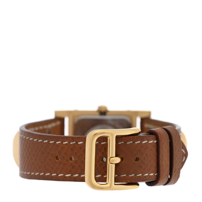 Hermes Stainless Steel Courchevel 23mm Medor Quartz Watch Gold 3 of 5