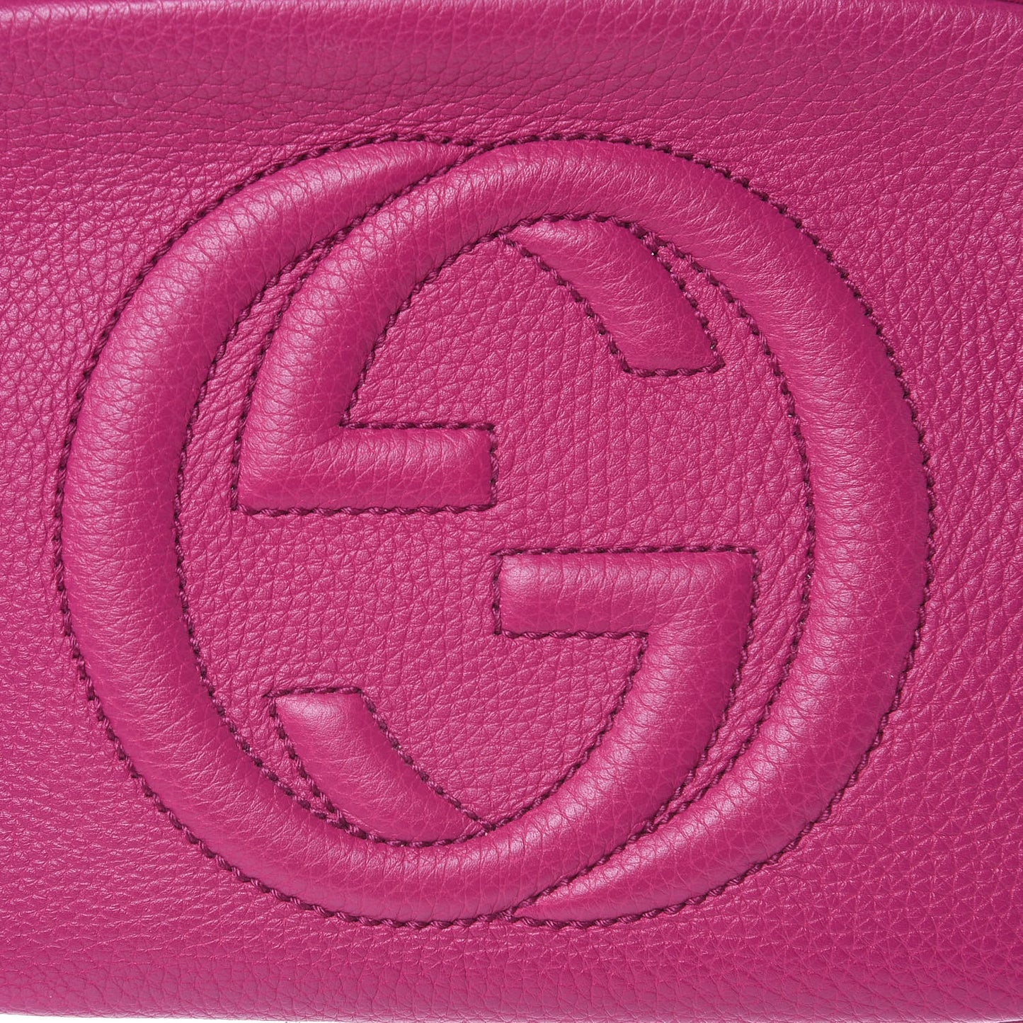 Cellarius Calfskin Small Soho Disco Bag Bright Bouganville