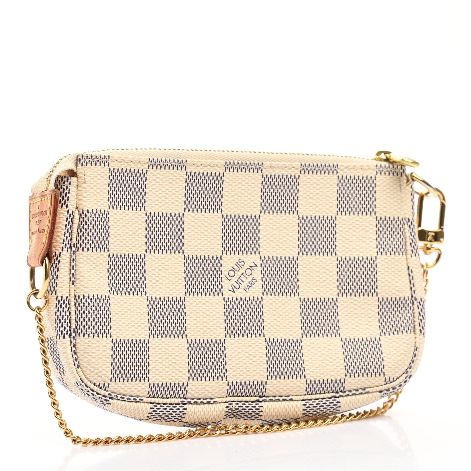 Louis Vuitton Damier Azur Mini Pochette Accessories 3 of 7