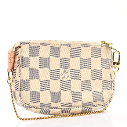 Louis Vuitton Damier Azur Mini Pochette Accessories 3 of 7