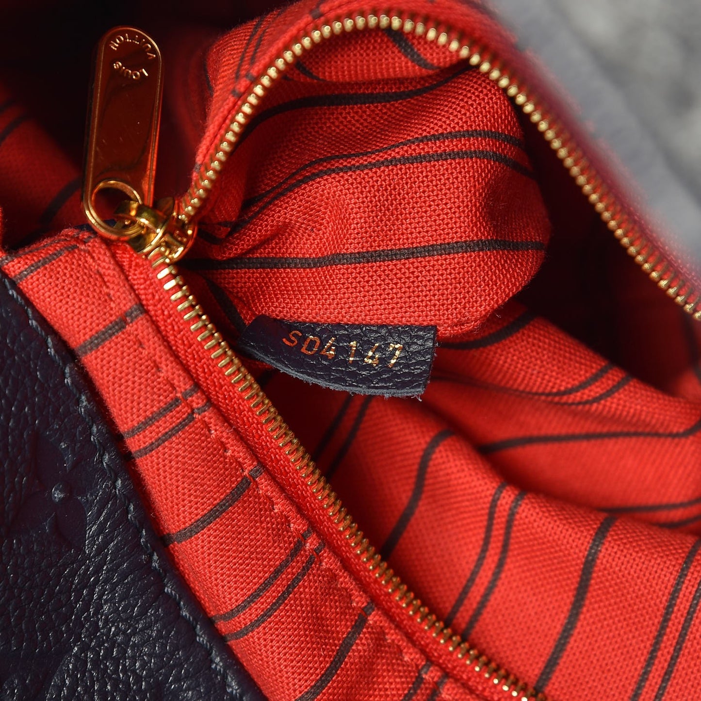 Empreinte Artsy MM Marine Rouge