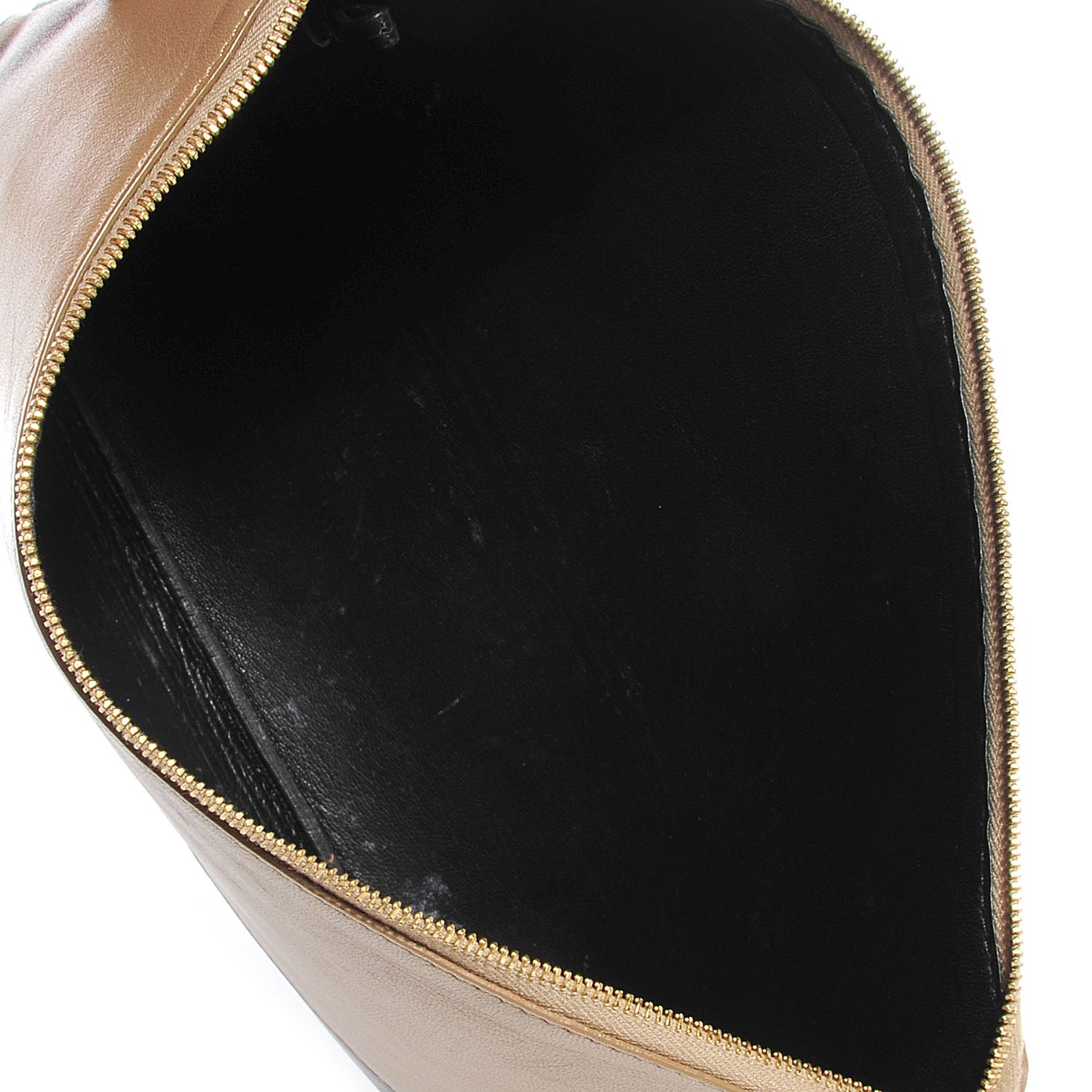 Celine Lambskin Bi-Color Solo Clutch Pouch Black 4 of 5