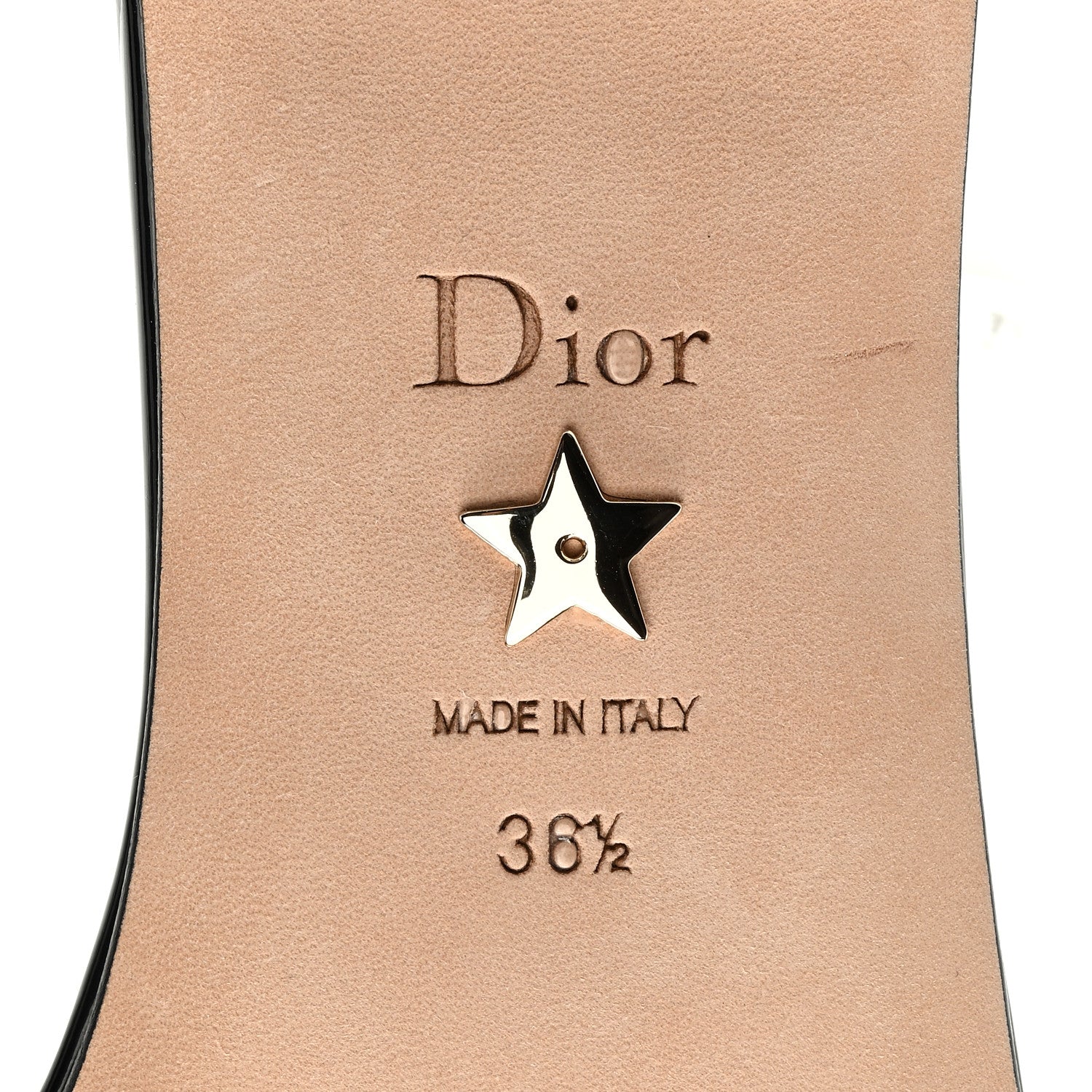 Christian Dior Patent C'est Dior Slide Sandals 36.5 Black 6 of 7