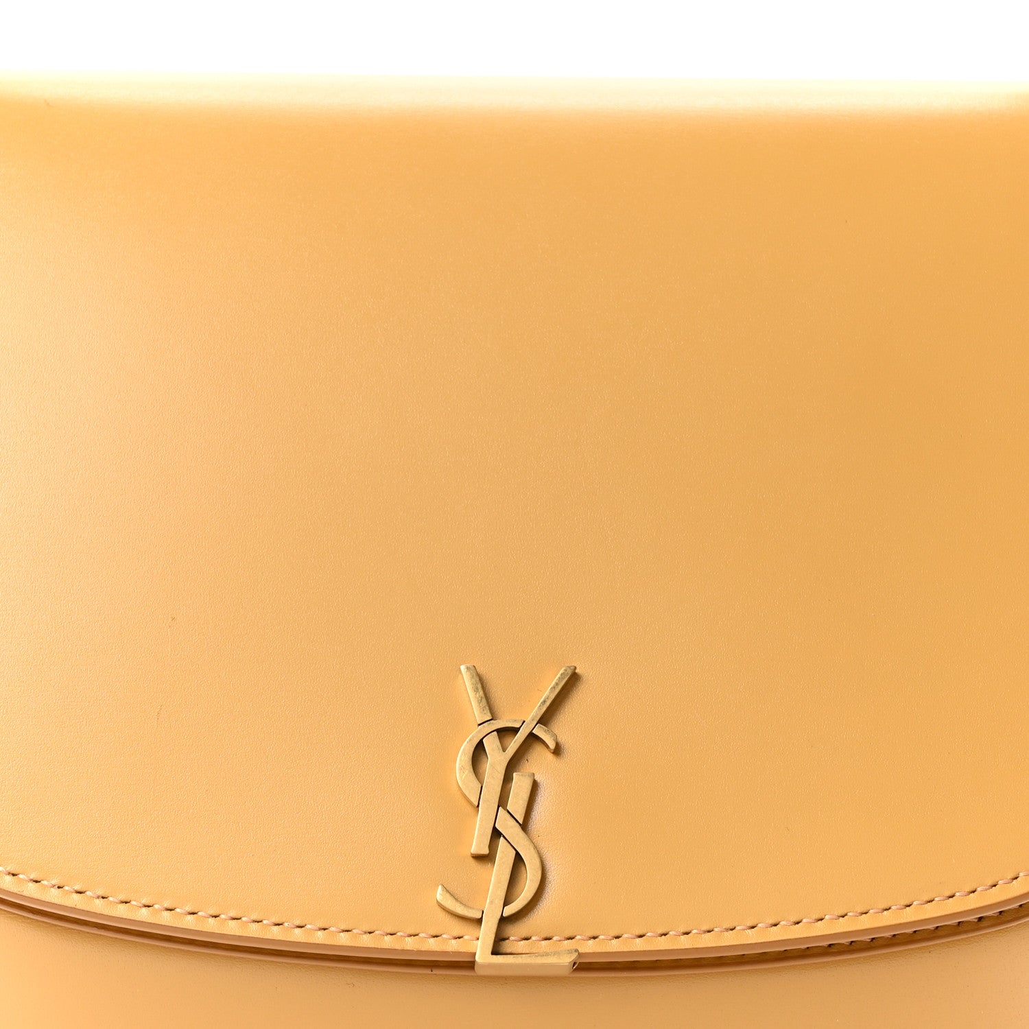 Saint Laurent Box Calfskin Mini Voltaire Top Handle Bag Hot Sahara 8 of 10