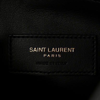 Saint Laurent Smooth Calfskin Small Le 5 A 7 Soft Hobo Black 6 of 10