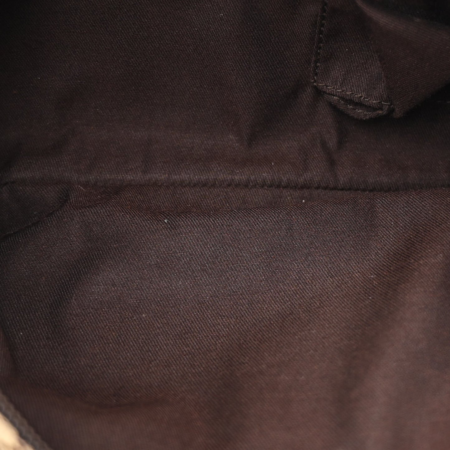 Monogram Web Small Flat Messenger Crossbody Dark Brown