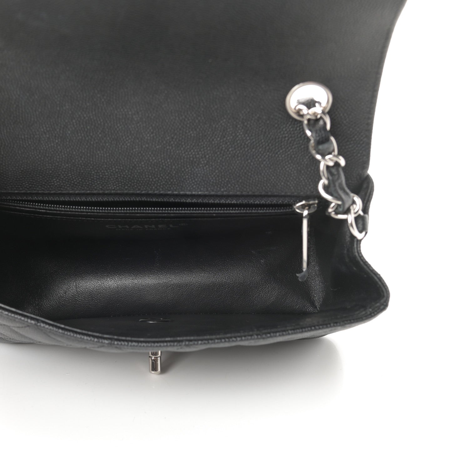 Chanel Caviar Quilted Mini Rectangular Flap Black 5 of 13