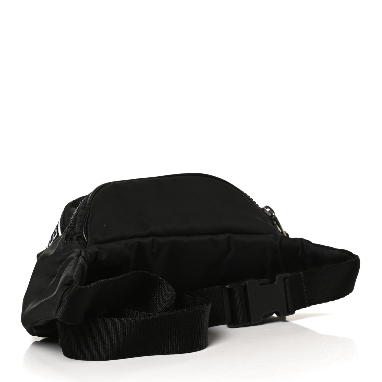 Nylon Logo Belt Bag Black