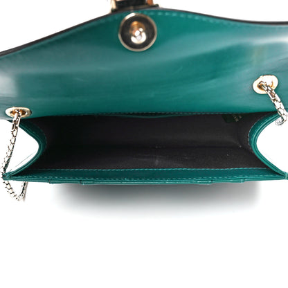 Bulgari Calfskin Serpenti Forever Crossbody Bag Emerald Green 6 of 13