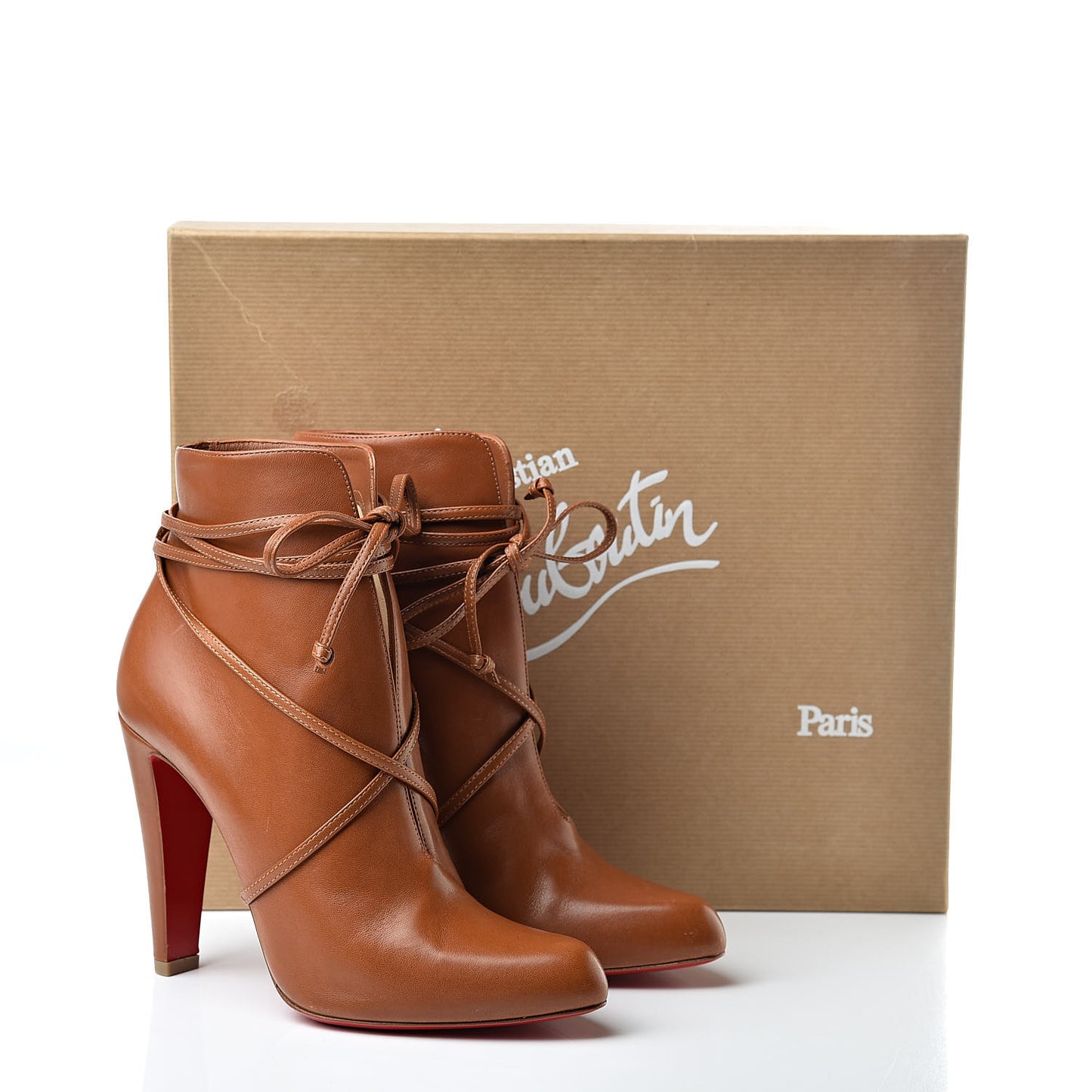 Shiny Nappa S.I.T. Rain 100 Ankle Boots 38 Cuoio