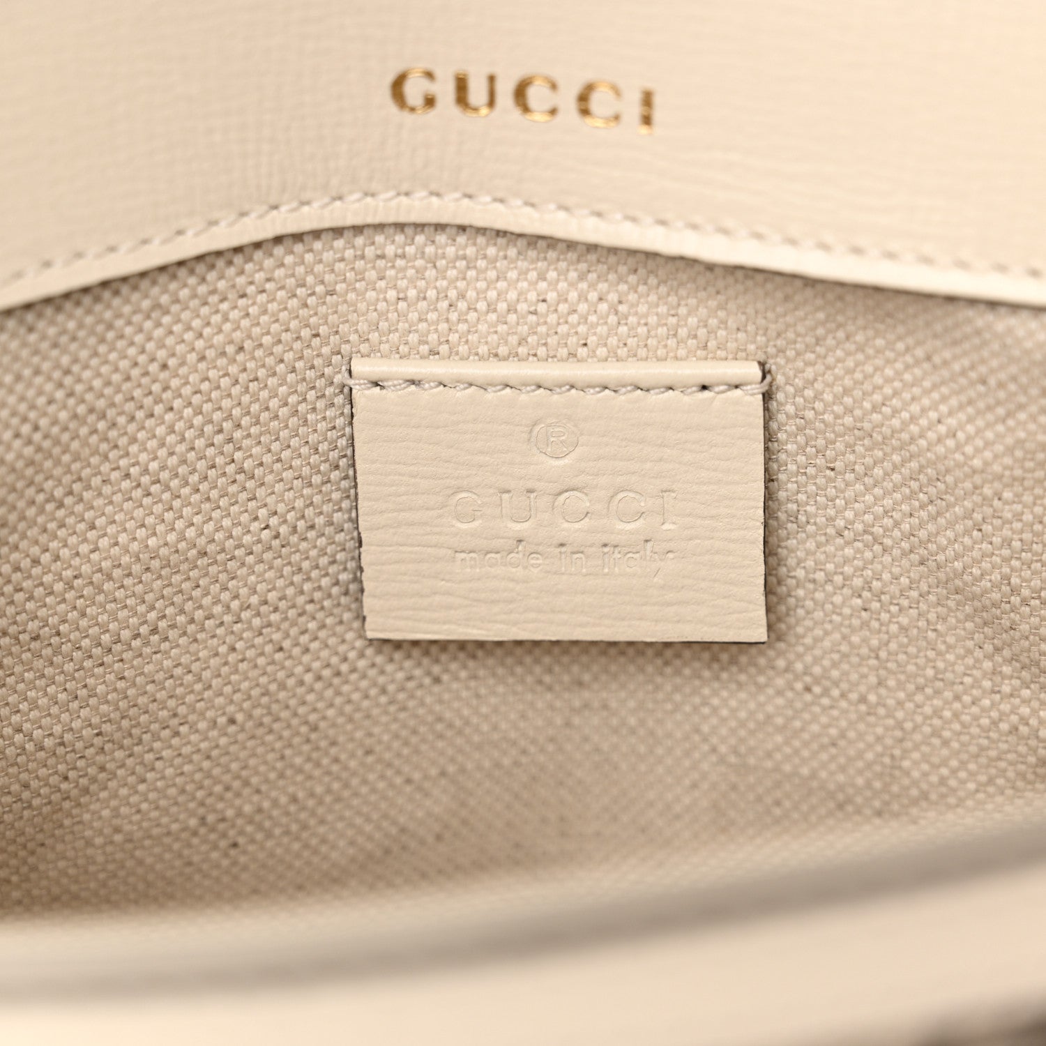 Gucci GG Supreme Monogram Web Mini Horsebit 1955 Shoulder Bag Beige Mystic White 6 of 11