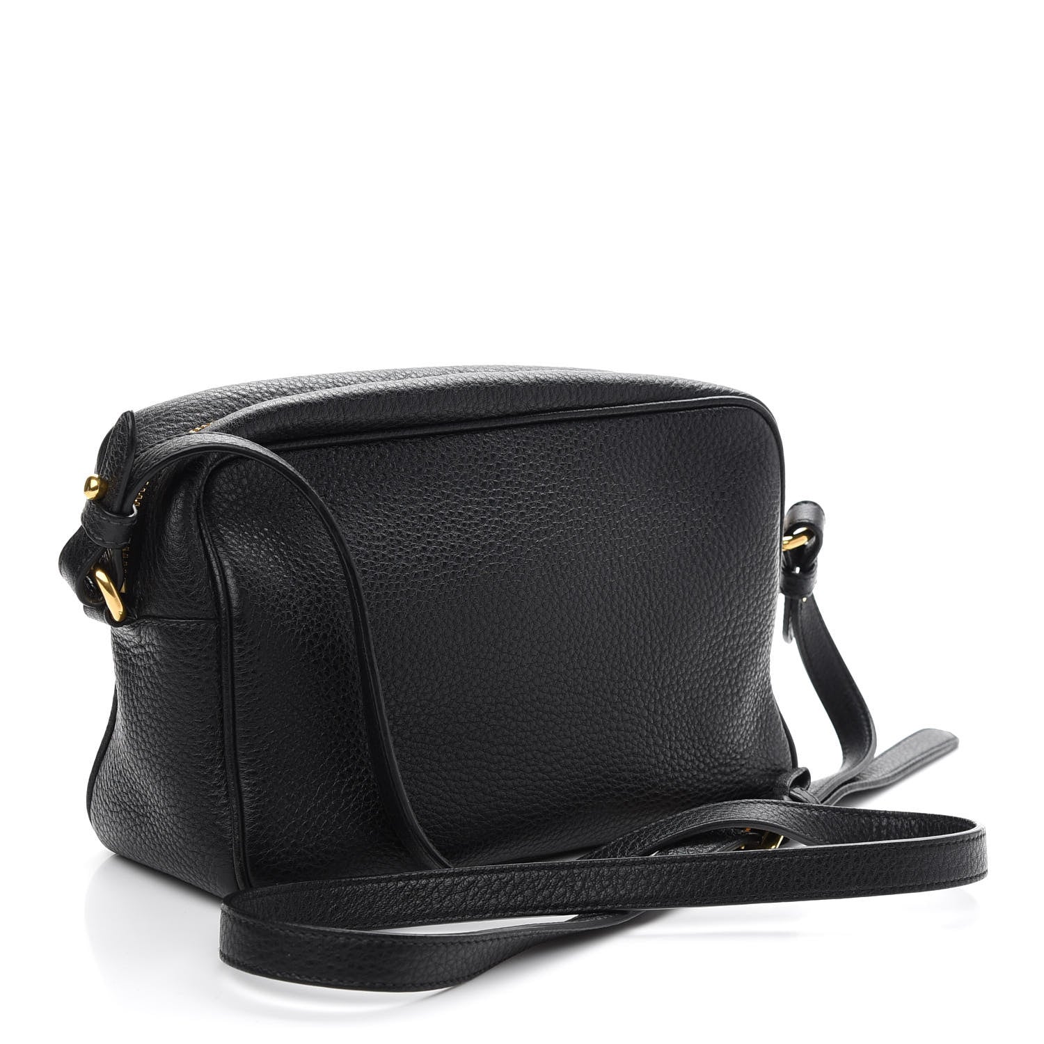 Prada Vitello Daino Camera Crossbody Black 3 of 8