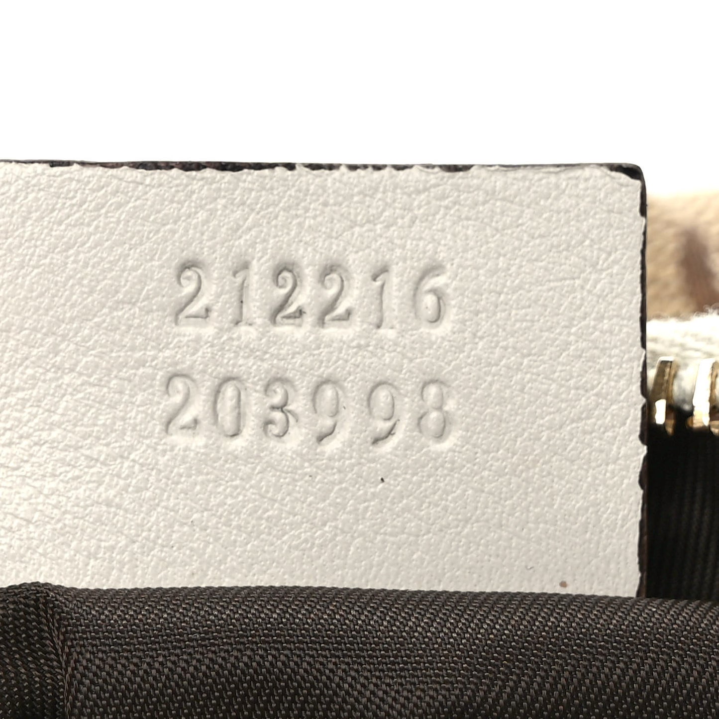 Monogram GG Heart Charm Crossbody Pochette White