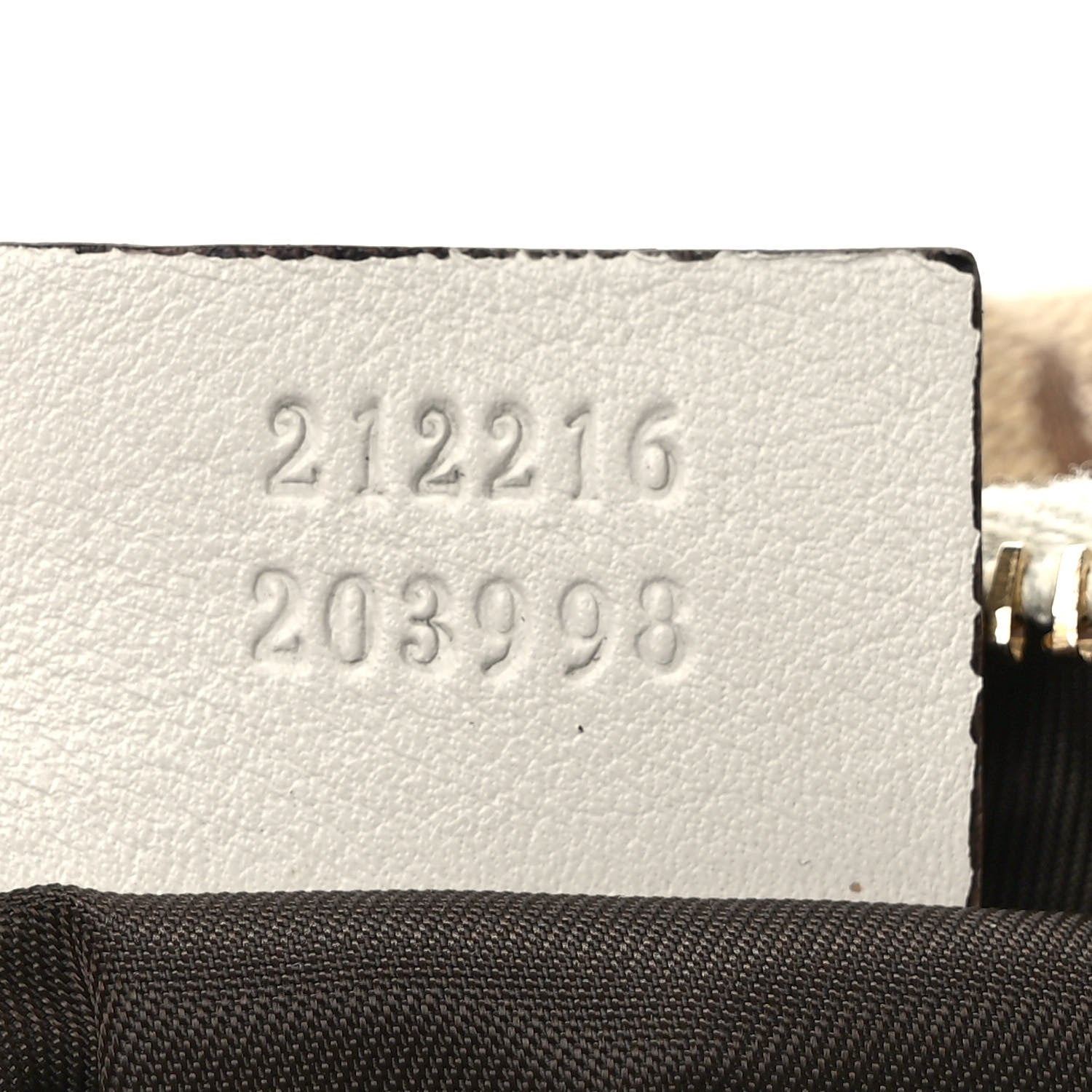 Gucci Monogram GG Heart Charm Crossbody Pochette White 6 of 14