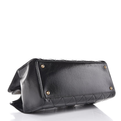 Chanel Glazed Calfskin Perfect Edge Tote Black 4 of 8