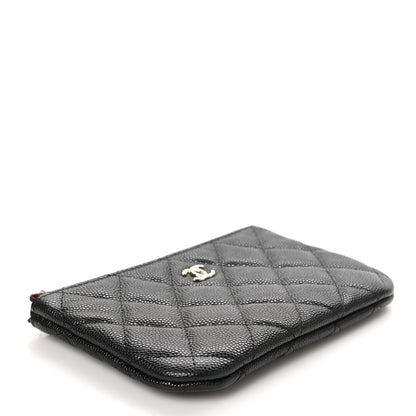 Chanel Caviar Quilted Small Cosmetic Case Black 4 of 9