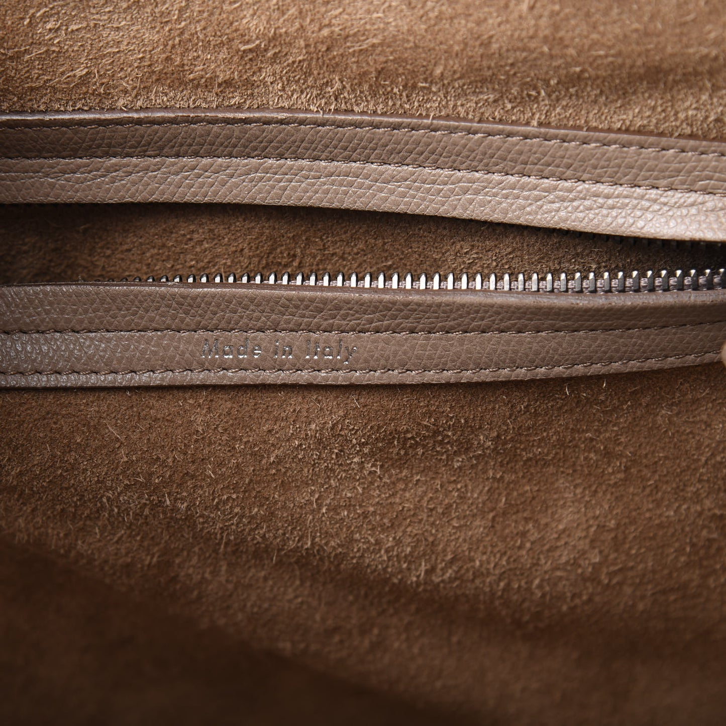Supple Calfskin Medium Phantom Luggage Taupe
