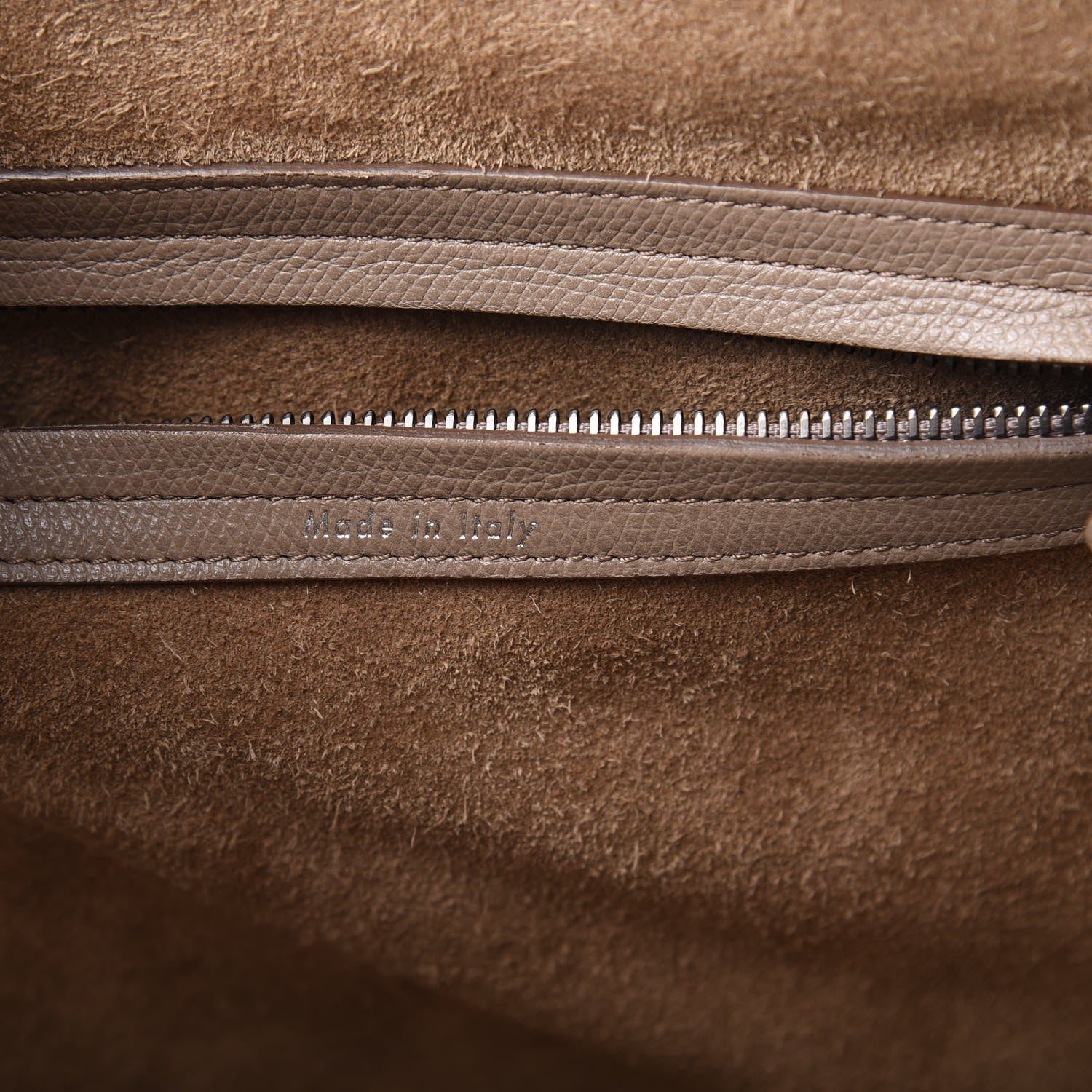Celine Supple Calfskin Medium Phantom Luggage Taupe 7 of 12