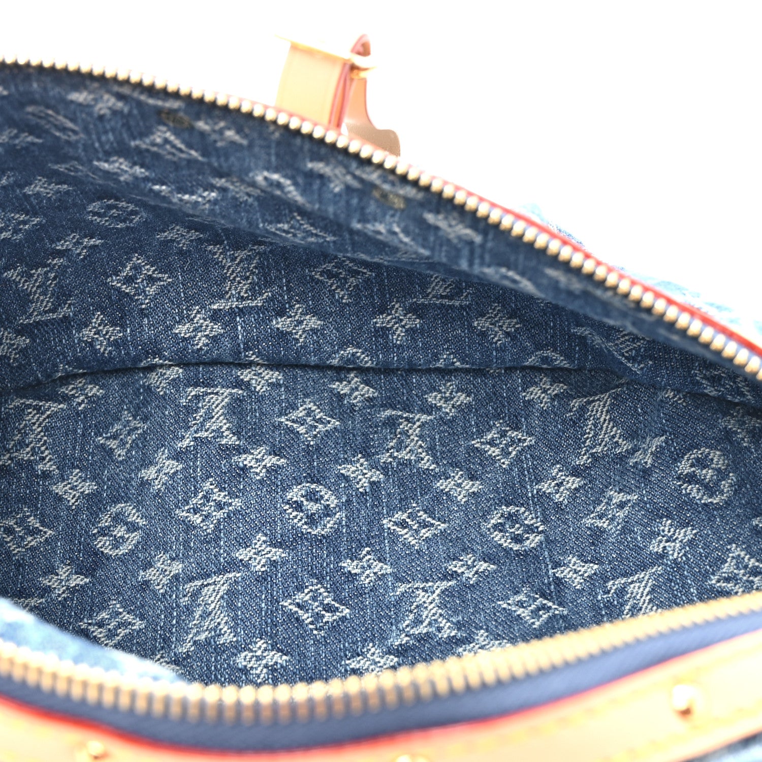 Louis Vuitton Monogram Denim High Rise Bumbag Blue 5 of 9